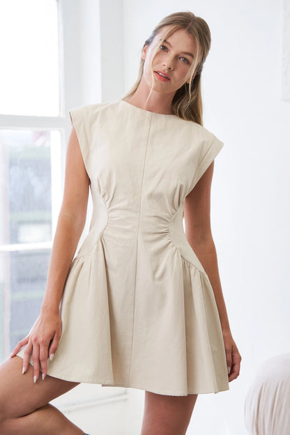 Beige Stella Mini Dress