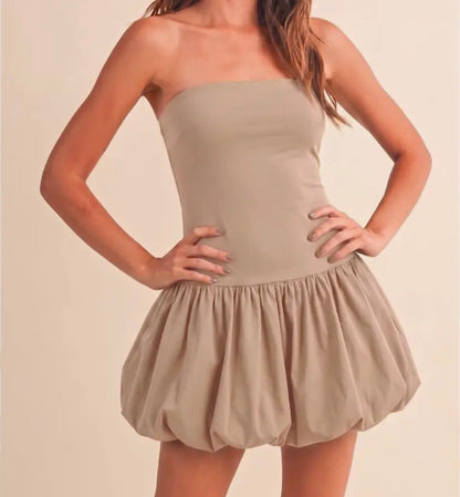 Tube Bubble Mini Dress