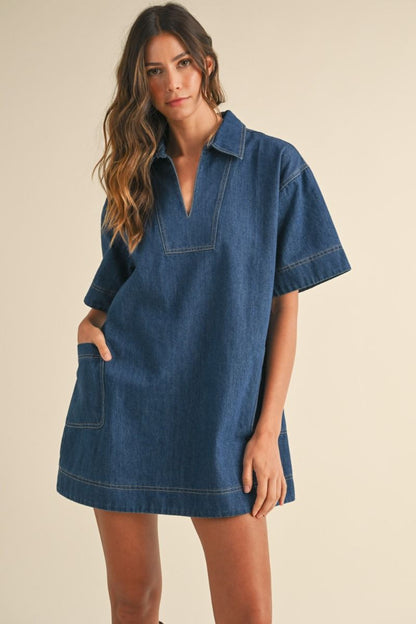 Indigo Denim Dress