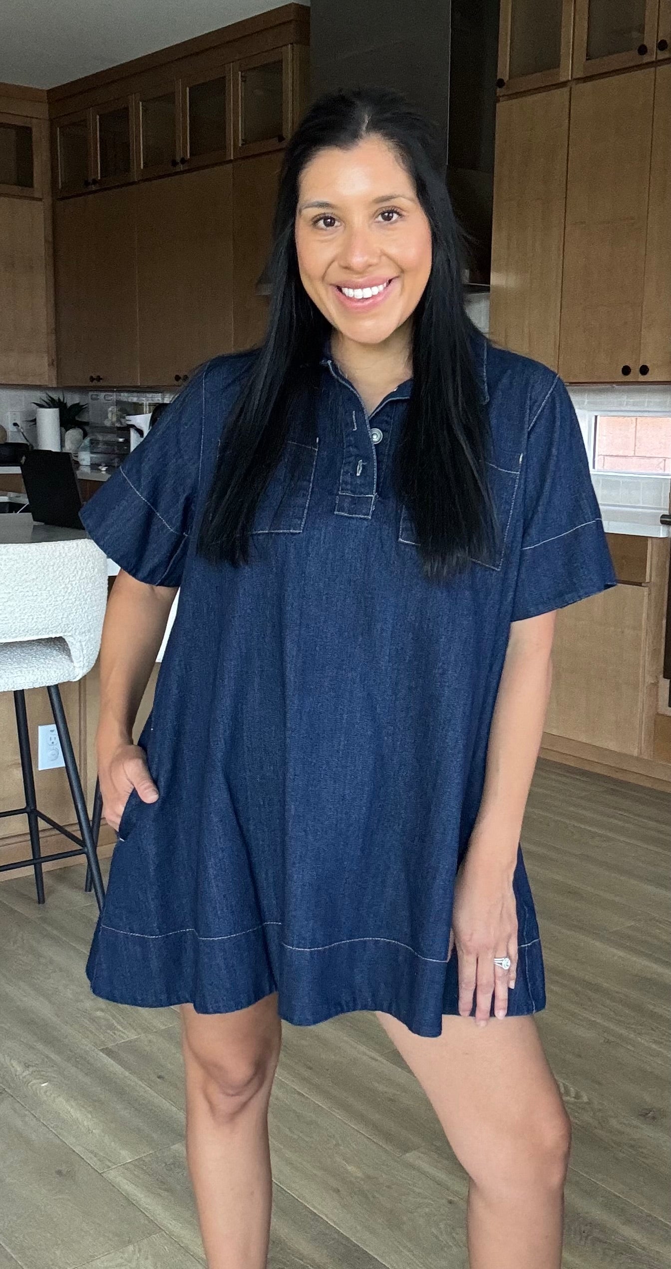 Indigo Denim Dress
