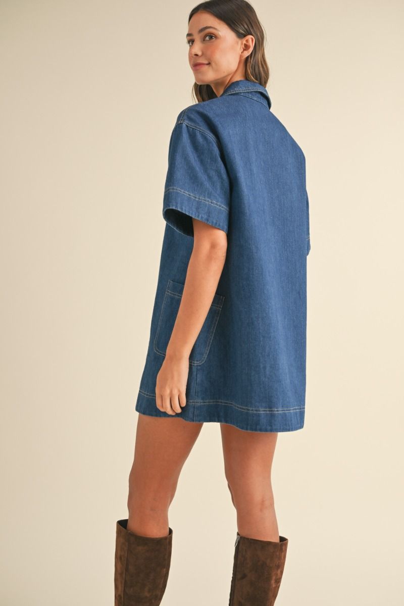 Indigo Denim Dress